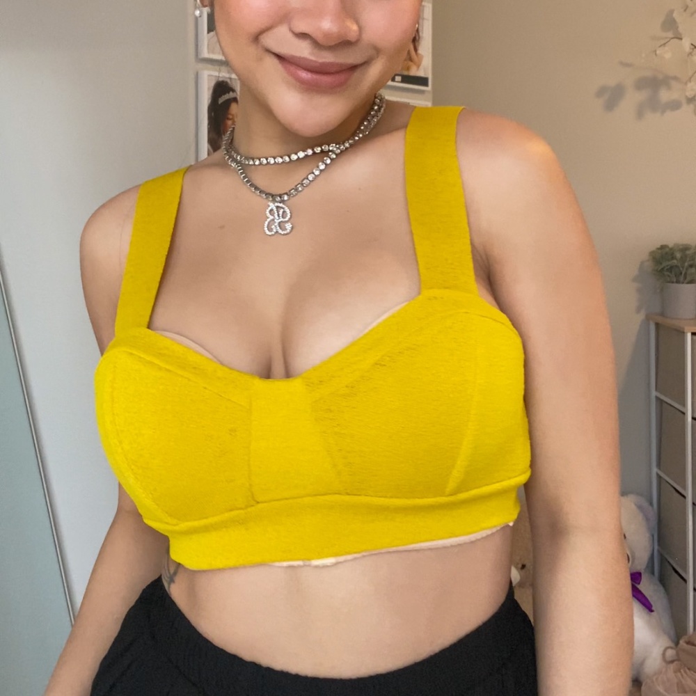 Textured Bralette Crop top